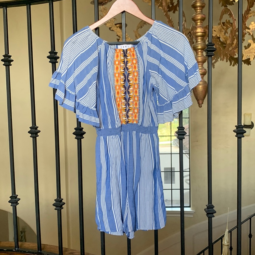 THML Romper — Size: XS, Color: Multicolored